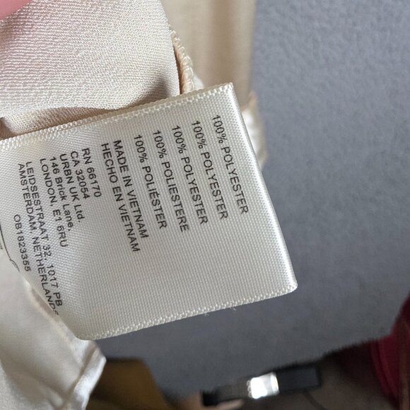 Free People Shirt Womens Size Medium Shooting For The Moon Button Down Satin - Picture 14 of 15